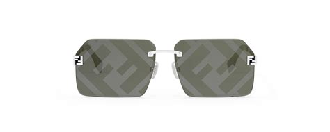 Fendi Sky FE40043U Rectangle Sunglasses 